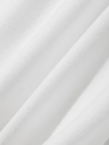 DAZY 女款素色休閒百搭日常穿著襯衫 秋季 - 白色 - 查看 6