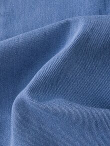 SHEIN Explorewe 女童牛仔褲 2026 秋季新品 淺藍色 鬆緊腰帶抽繩設計 寬鬆版型 輕量柔軟牛仔面料 親膚舒適 四季皆宜 適合日常拍照、購物、日常出遊、度假 多場景穿搭 - 中等水洗藍 - 查看 5