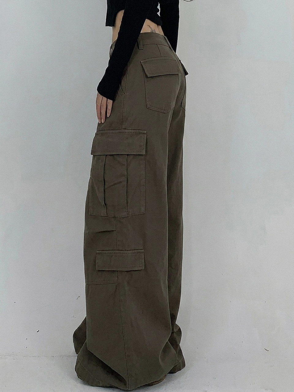 Women's Camouflage Cargo Jeans Fall Y2k