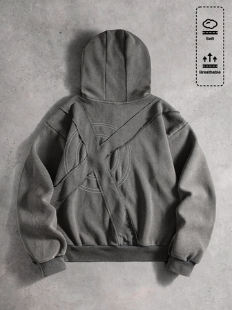 Street Life Street Casual Washed Men's Hoodie