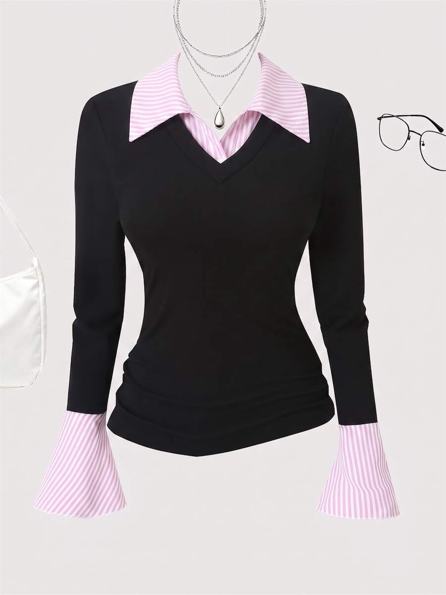 Teen Girls T-Shirts - Black - View 1