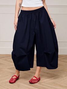 COUREZ Women Pants - Navy Blue - View 4