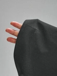 LYSMO Women's Fashion Commute Wrap Thin Blazer - Dark Grey - View 6