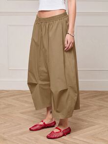 COUREZ Women Pants - Camel - View 5