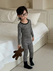 Transformers Evergreen X DAZY Young Boy All-Over Print Top And Pants Loungewear Set - Grey - View 5