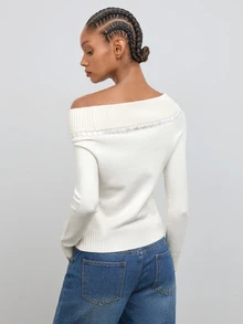 Maija Women's Gentle Button Decor Long Sleeve Knit Top For Vacation,Going Out Outfits, Work Outfits For Women,Fall Clothes - Apricot - View 5