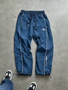 Acti Log Men's Drawstring Waist Outdoor Sports Long Pants - Black - View 5