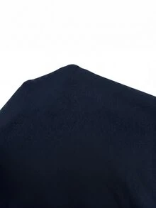 Firerie Women's Solid Color Backless Slim Fit Versatile Daily Wear Bodysuit - Navy Blue - View 8