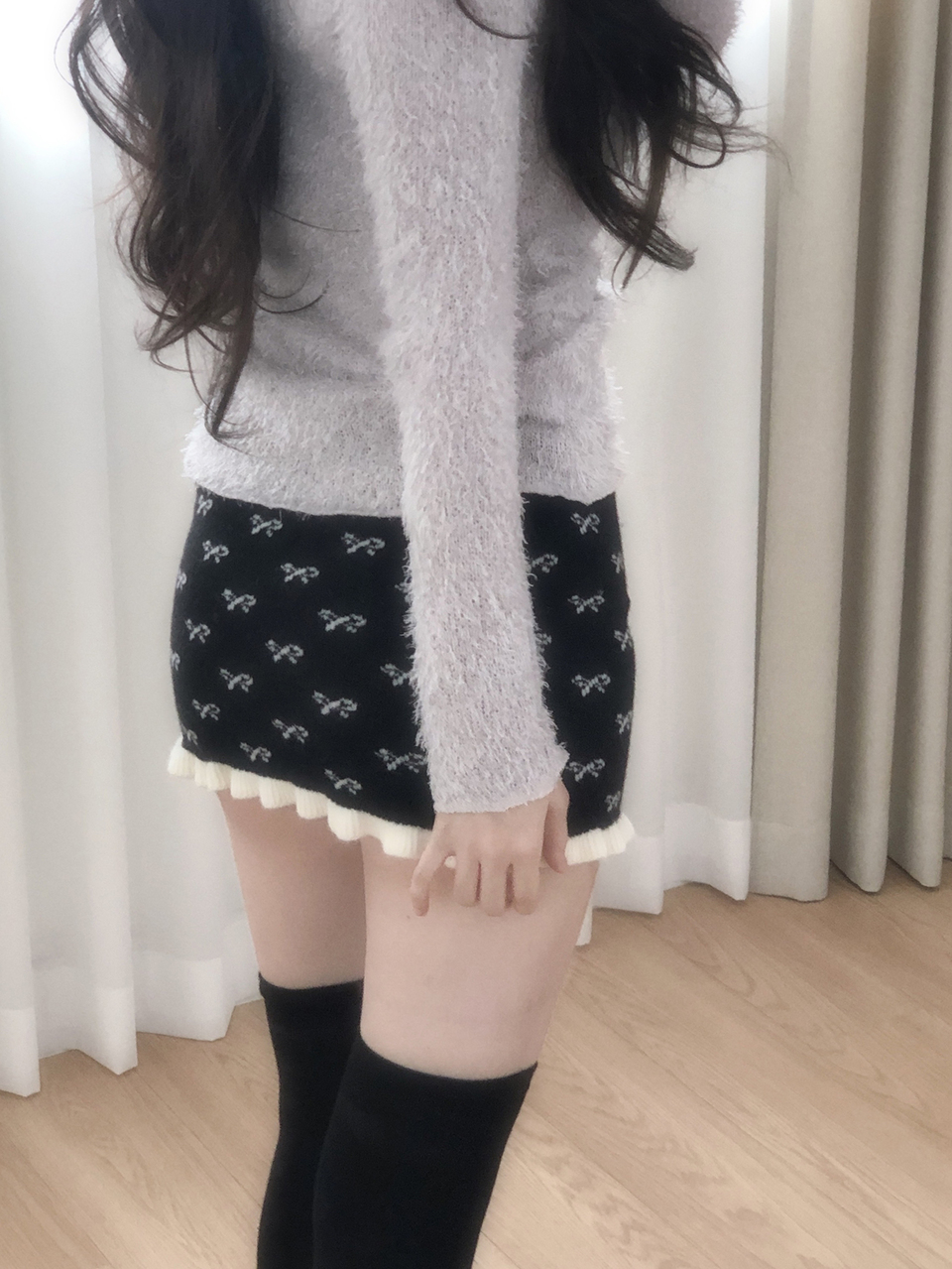 Women's Bowknot Autumn/Winter Korean Style Skirt