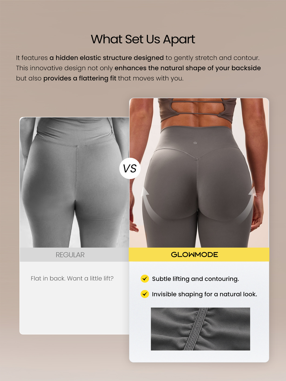 28" Powersculpt™ StudioShape Peakbum Flare Leggings With Mesh Paneling Drawstring Anti-Roll Down Waist High Impact Training Workout Gym Fitness Wear