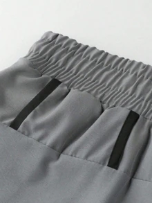 Gym Rark Pantalones cortos deportivos de hombre con estampado de murciélagos y bloques de color - Gris - Ver 3