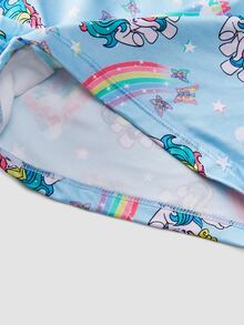 Chillnights My Little Pony X SHEIN 3 قطع/مجموعة سراويل داخلية نسائية بطبعة كرتونية - متعدد الألوان - مشاهدة 7