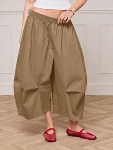 COUREZ Women Pants - Camel - View 6