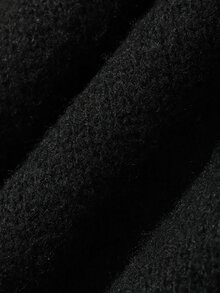 Dazy Kids Tween Girl Autumn/Winter Casual Lace Patchwork Cardigan - Black - View 8