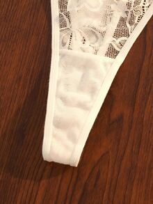Divavoom 1pc Women's Lace Thong - White - View 3