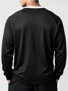 Gym Rark Men's Barbell Graphic Casual Daily Wear Sports T-Shirt, Gym - Black - View 2