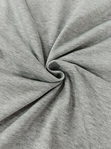 SHEIN LUNE Setelan Olahraga Kasual Longgar Kerah Tegak Terbaru untuk Wanita, Cocok untuk Sehari-hari, Bepergian, dan Berolahraga - Grey - View 11