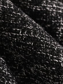 Dazy Tall Gaun Kasual Wanita Motif Blok Warna untuk Harian, Musim Panas, Perjalanan, dan Musim Gugur - Dark Grey - View 8
