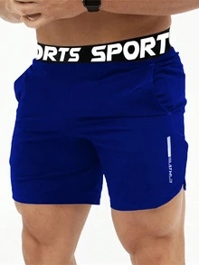 Gym Rark 男士運動短褲，跑步健身，戶外休閒 - 黑色 - 查看 1