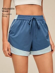 OutZeal Women Outdoor Shorts Hiking Camping Water-Resistant Elastic Waist With Pocket - Blue - View 4