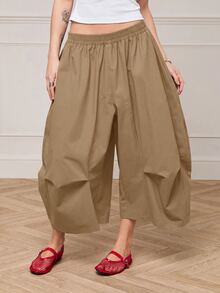 COUREZ Women Pants - Camel - View 4