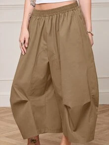 COUREZ Women Pants - Camel - View 7