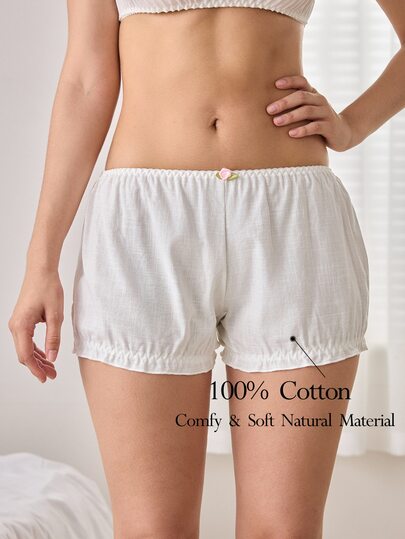 Ocili Women's Pure Cotton Comfortable Floral Design Bud-Shaped Hipster Panties