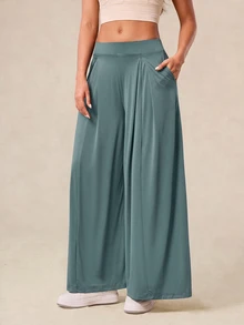OutZeal Women Sports Pants Daily Casual Vacation UV Protection Cool Touch Wide Leg Active Bottom Summer - Mist Green - View 7