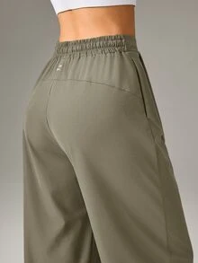 OutZeal Women's Sports Series Loose Straight Leg Pants - Khaki - View 7