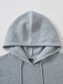 Rusticease Sweatshirt Kasual 2 in 1 Ukuran Besar dengan Hoodie Tali Serut, Lengan Panjang dan Blok Warna untuk Musim Gugur & Dingin 2026 - MultiWarna - View 4