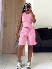Slaydiva New Early Spring, Spring And Summer Music Festival, Valentine's Day, Casual And Simple Basic Style - Pink - View 7