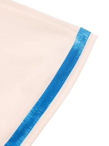 LUMIGAL Women's Colorblock Top And Pants Casual Daily 2 Pieces Set - Apricot - View 5