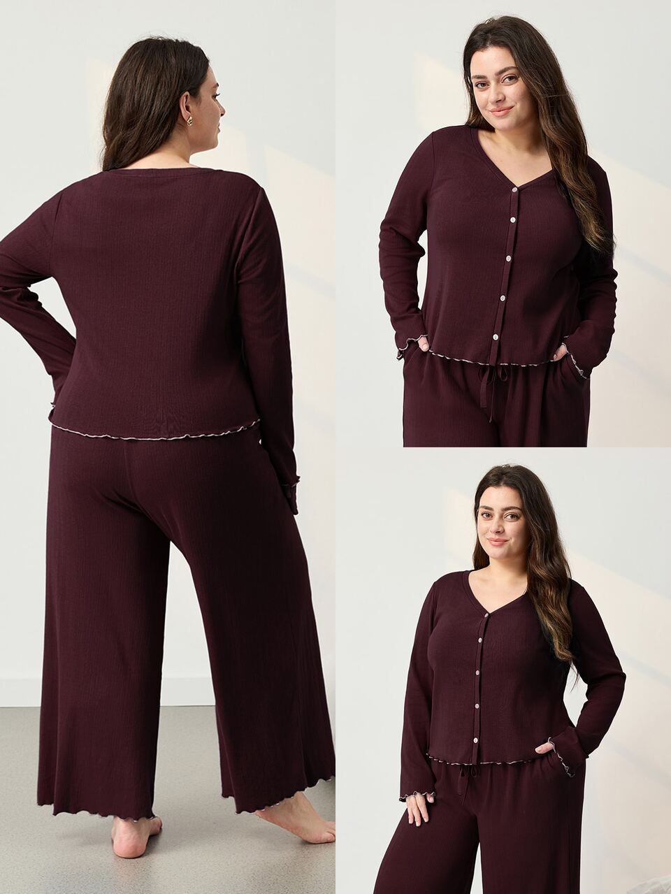 Plus Size Women Pajama Set