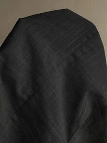 Elaquor 大尺碼女款拼色休閒百搭日常穿著襯衫 - 黑色 - 查看 8