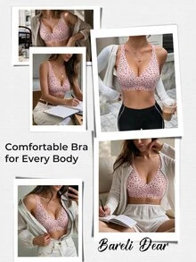 SHEIN 女款無縫極簡無線休閒舒適內衣 2 件組 - 彩色 - 查看 4