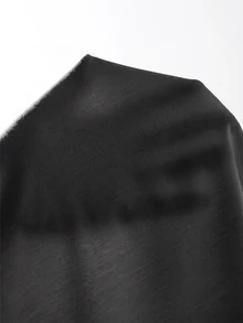 SHEIN BASICS 大尺碼短版抹胸上衣 夏季女款上衣 夏日穿搭 - 深灰色 - 查看 6