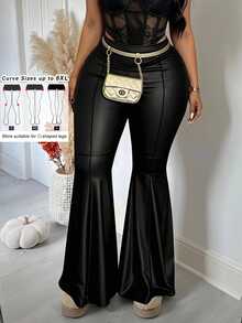 SHEIN CURVE+ Us22 Spring/Summer New Arrival Music Festival, Easter, Western, Nomadic, Birthday Party, Graduation Fall - Black - View 1