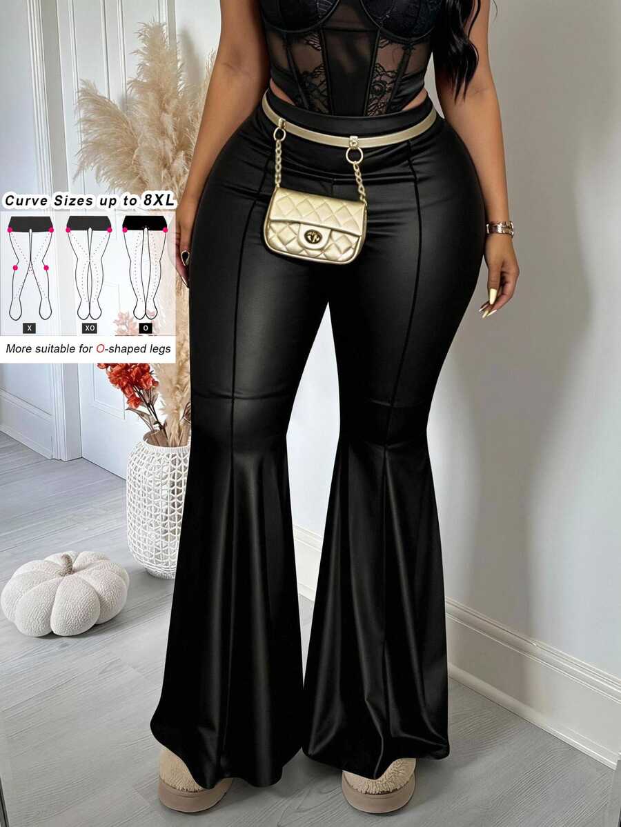 SHEIN CURVE+ Us22 Spring/Summer New Arrival Music Festival, Easter, Western, Nomadic, Birthday Party, Graduation Fall - Black - View 1