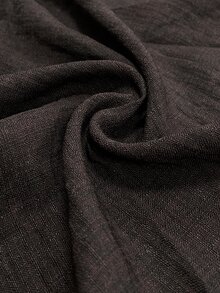 Linhara CURVE 2-delat set för kvinnor i plus size, vår/höst, semesterstil, avslappnat och bekvämt, rund hals, lång ärm, lång och lös, enfärgad broderad topp med matchande långa byxor, lämpligt för dagligt bruk, enkelt och avslappnat - Brun - Visa 8