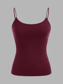 SHEIN EZwear 4件組 春夏基礎款細肩帶背心 - 彩色 - 查看 3