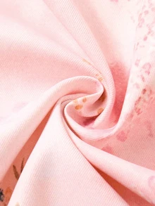 Rusticease Plus Size Vintage Floral Print Ruffle Collar Button Front Jacket Fall Winter 2026 - Multicolor - View 8