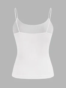 SHEIN EZwear 4件組 春夏基礎款細肩帶背心 - 彩色 - 查看 9