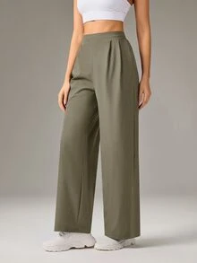 OutZeal Women's Sports Series Loose Straight Leg Pants - Khaki - View 8
