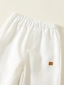SHEIN 小男孩 2026 新款鈕扣牛仔襯衫與休閒長褲套裝 - 彩色 - 查看 7