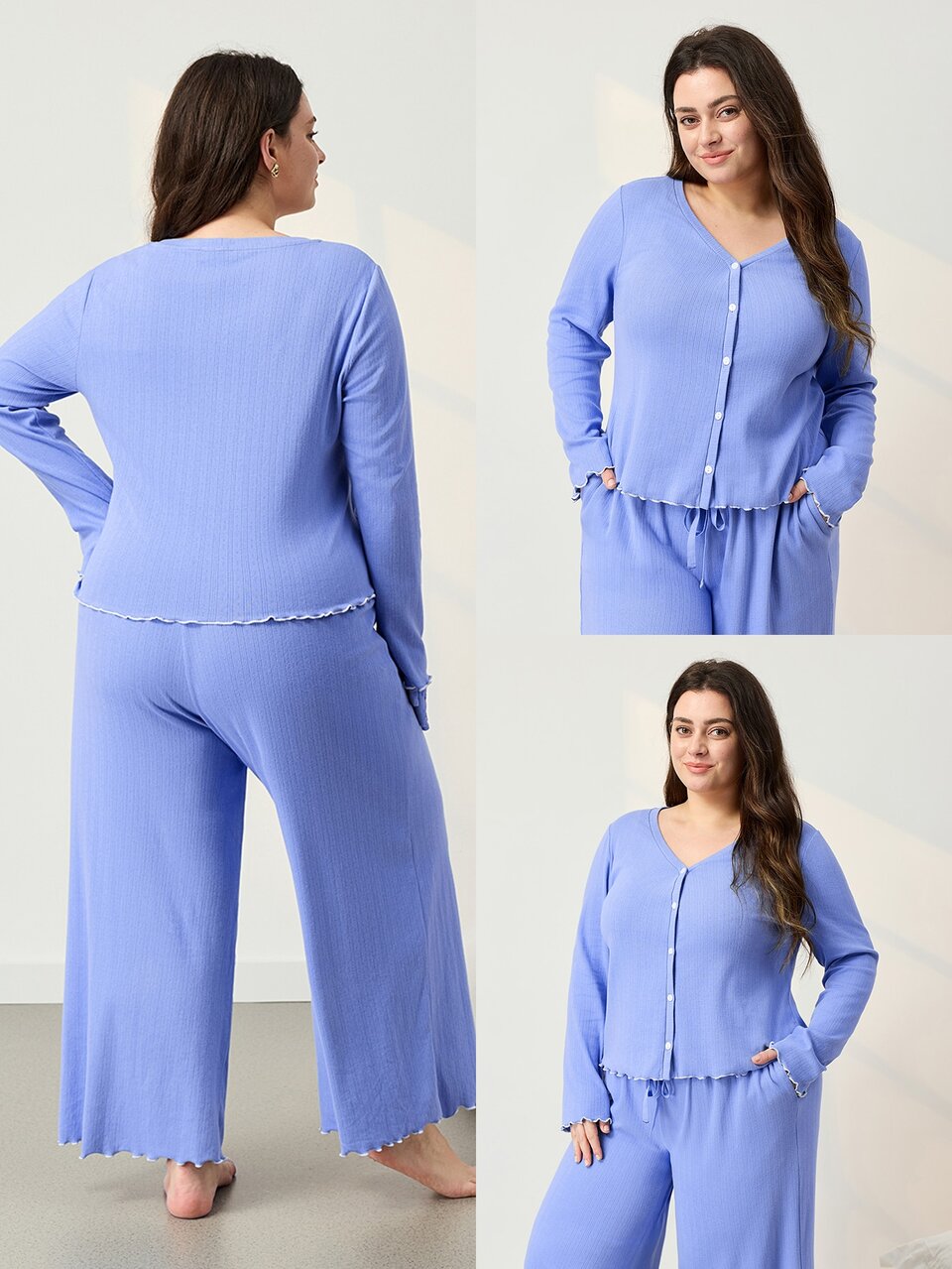 Plus Size Women Pajama Set