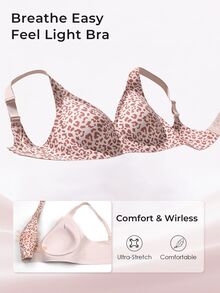 SHEIN 女款無縫極簡無線休閒舒適內衣 2 件組 - 彩色 - 查看 3