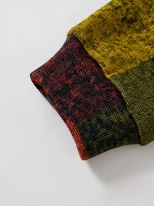 Rusticease Sweatshirt Kasual 2 in 1 Ukuran Besar dengan Hoodie Tali Serut, Lengan Panjang dan Blok Warna untuk Musim Gugur & Dingin 2026 - MultiWarna - View 5