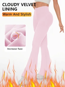 SHEIN Velisys Fashion Essential Low Waisted Solid Color High Waist Women's Sports Pants Pilates Gym Pink Black Summer - Multicolor - View 6