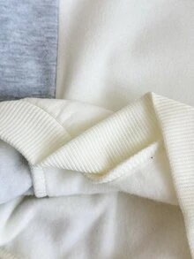 LMoss Kids 男嬰兒童卡通小馬刺繡圖案厚針織柔軟圓領長袖套頭衛衣彈性腰長褲6件套 - 彩色 - 查看 6