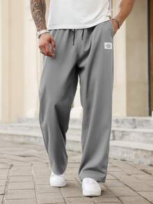 Manfinity Homme Pantalones de talla grande para hombre - Gris - Ver 3